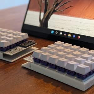 Biba40 White Keycaps