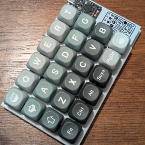Biba40 Green Gradient Keycaps