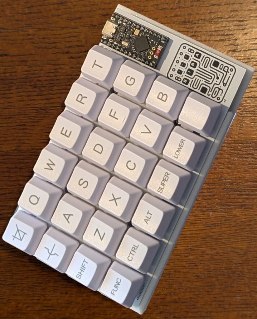 Biba40 White Keycaps